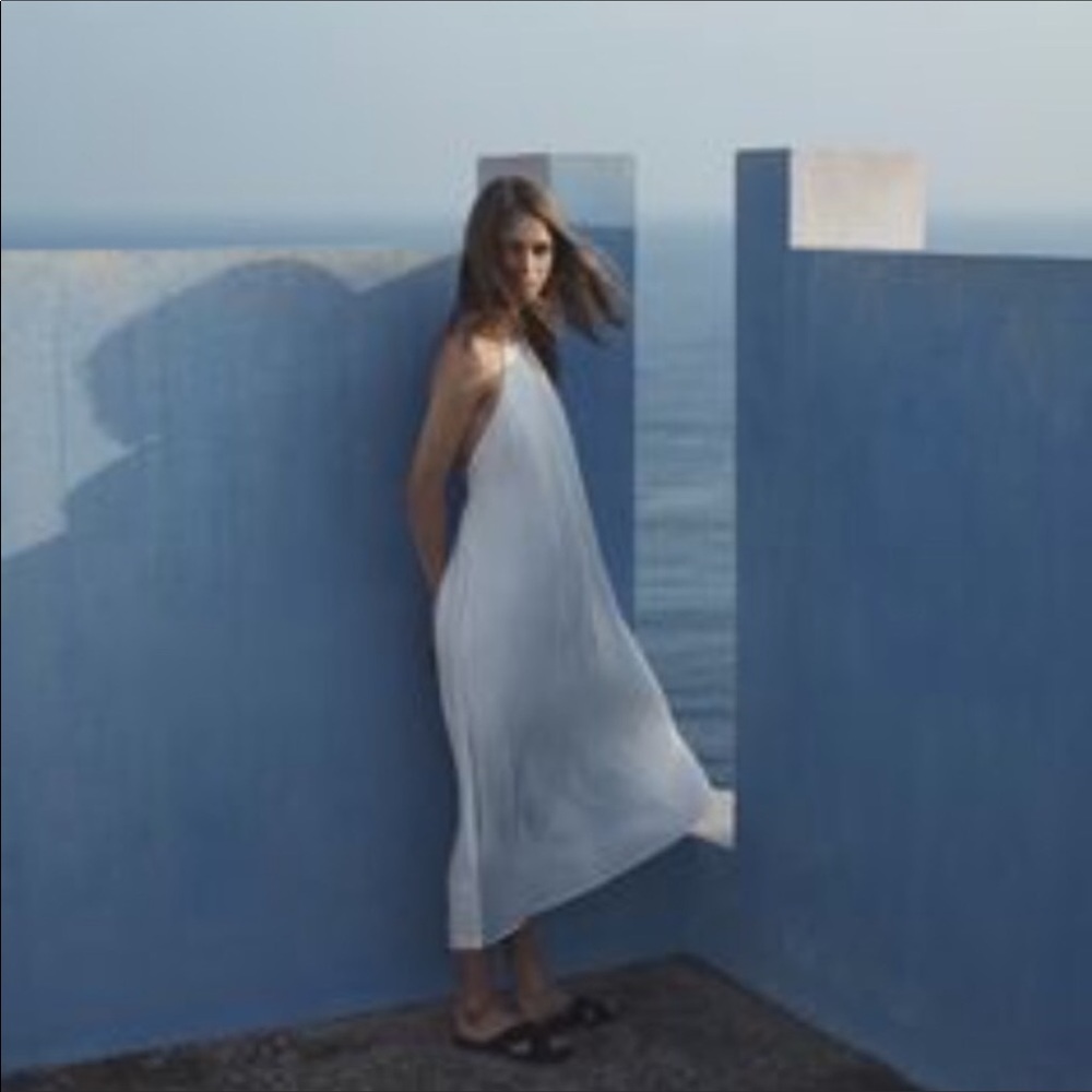 Lou & Grey beachy BoHo halter dress